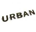 Наклейка 3D хром «URBAN»