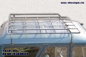 Купить Багажник УАЗ 469, Хантер с задним бортом (4 опоры, 1.6 м) в интернет магазине в Ульяновске