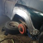 Вставка ремонтная УАЗ 469, Хантер арки заднего колеса левая