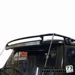 Кронштейн крепления светодиодной балки и веткоотсекателей УАЗ 452