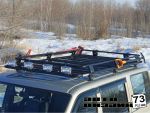 Багажник УАЗ Патриот экспедиционный «Уникар» с сеткой